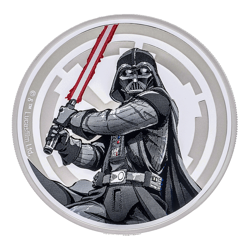 Image pour Rond d’argent de 1 oz de Star Wars – Luke Skywalker et Darth Vader (2024) à partir de Métaux précieux TD